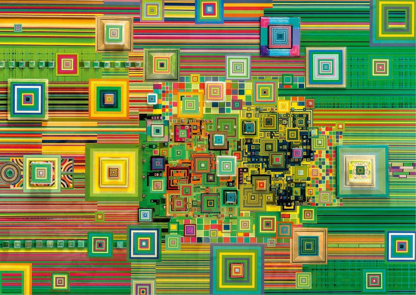 Pusle "Green Flashdrive" 1000 tk-w008 WHSX Jigsaw Puzzles-Brain Games OÜ