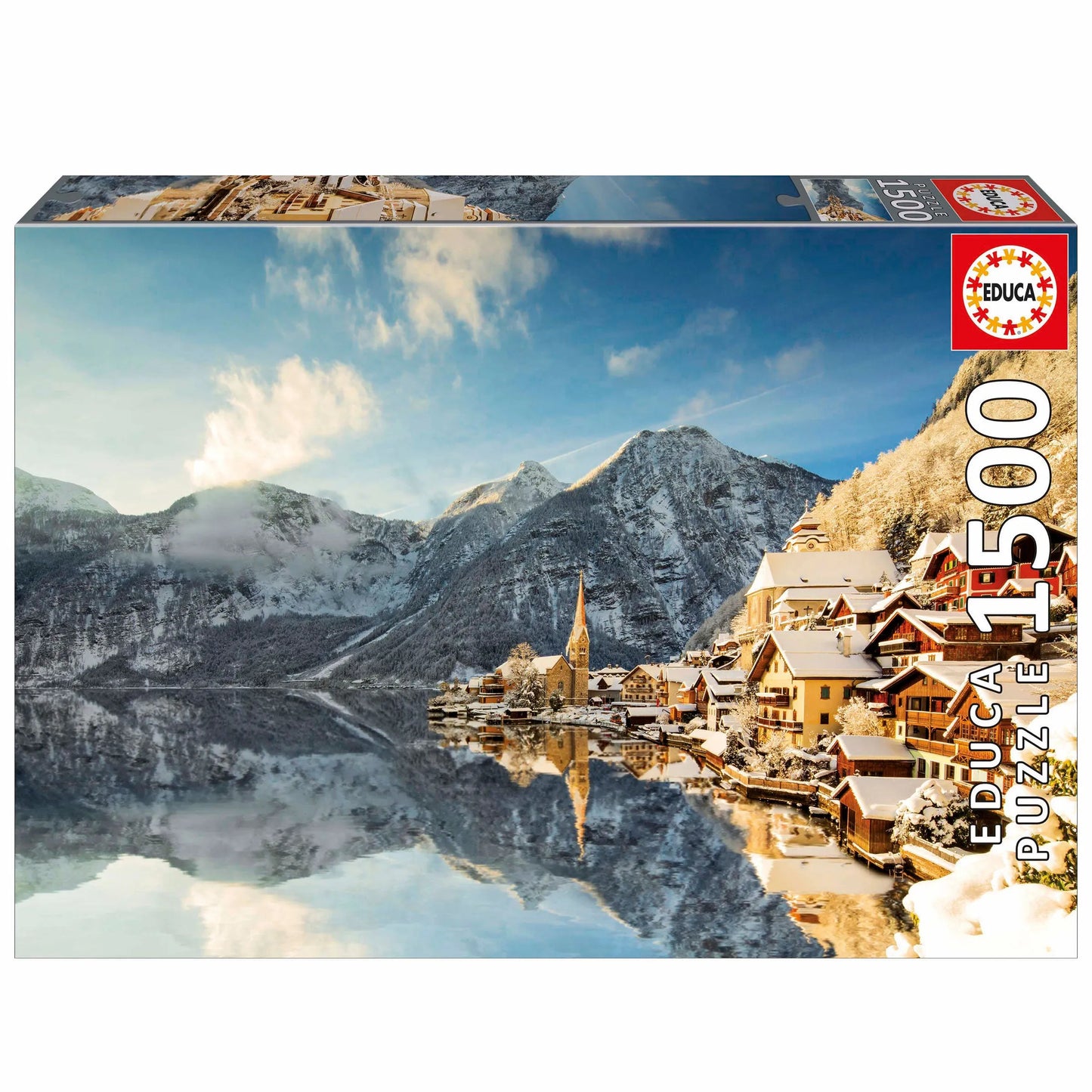 Pusle "Hallstatt Winter" 1500 tk-w008 WHSX Jigsaw Puzzles-Brain Games OÜ