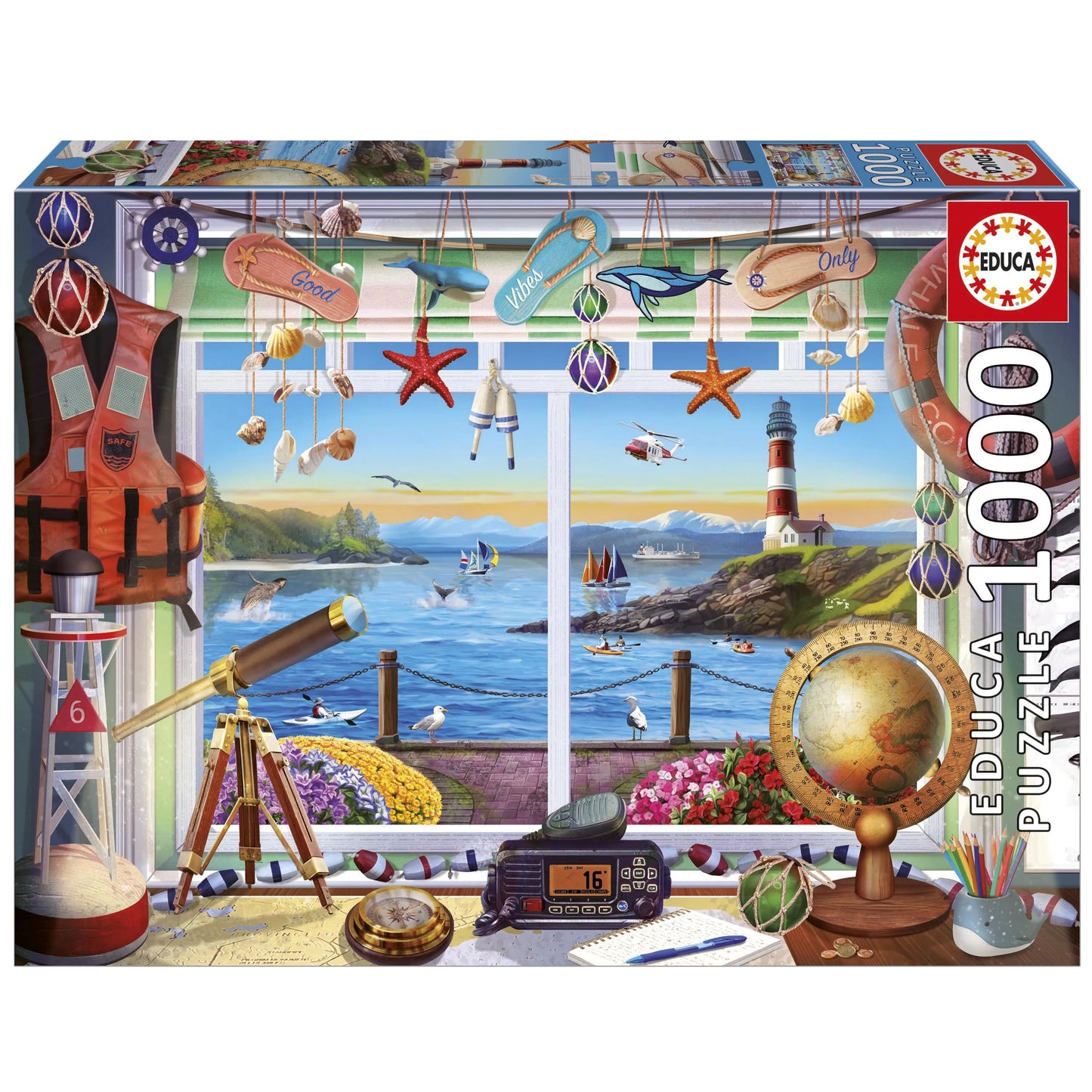 Pusle "Harbour life" 1000 tk-w008 WHSX Jigsaw Puzzles-Brain Games OÜ