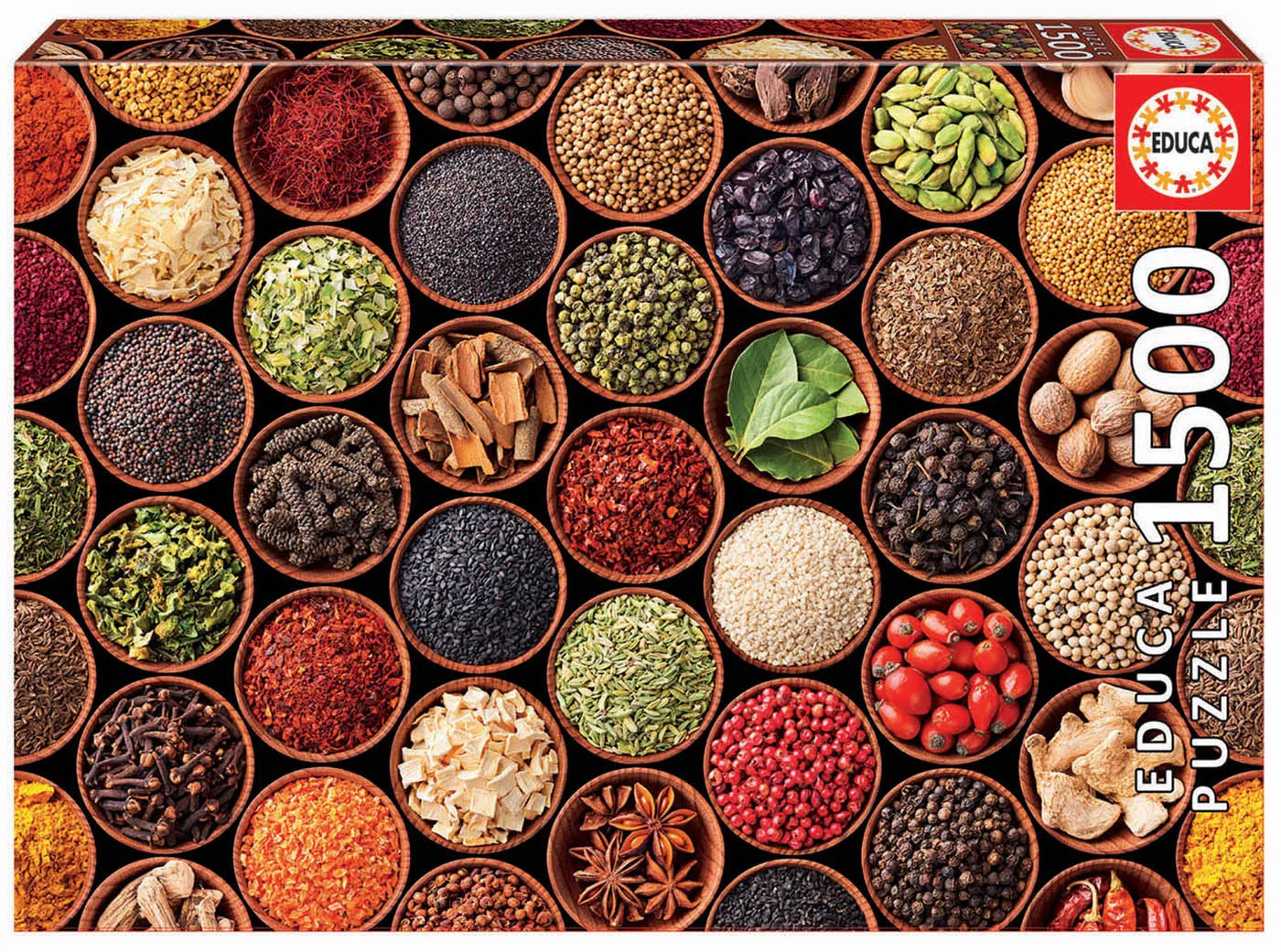Pusle "Herbs and Spices" 1500 tk-w008 WHSX Jigsaw Puzzles-Brain Games OÜ