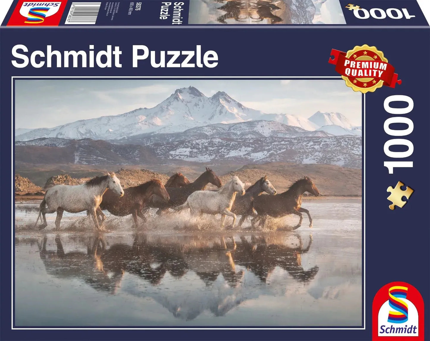 Pusle "Horses in Cappadocia" 1000 tk-w008 WHSX Jigsaw Puzzles-Brain Games OÜ