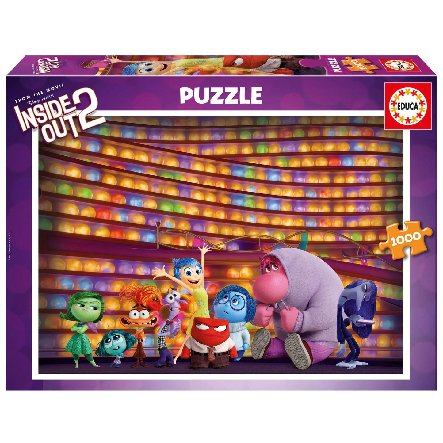Pusle "Inside Out 2" 1000 tk-w008 WHSX Jigsaw Puzzles-Brain Games OÜ