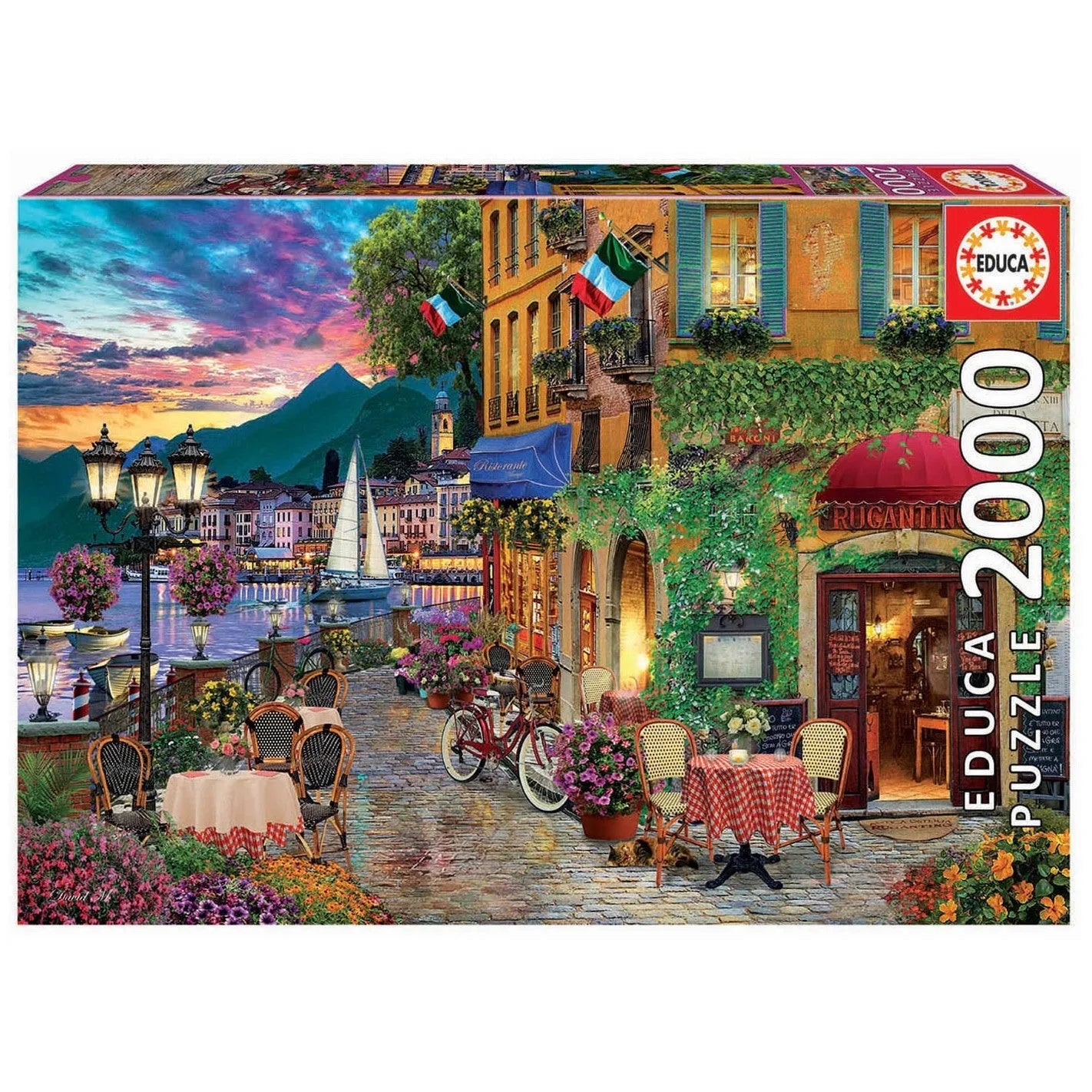 Pusle "Italian Fascino" 2000 tk-w008 WHSX Jigsaw Puzzles-Brain Games OÜ