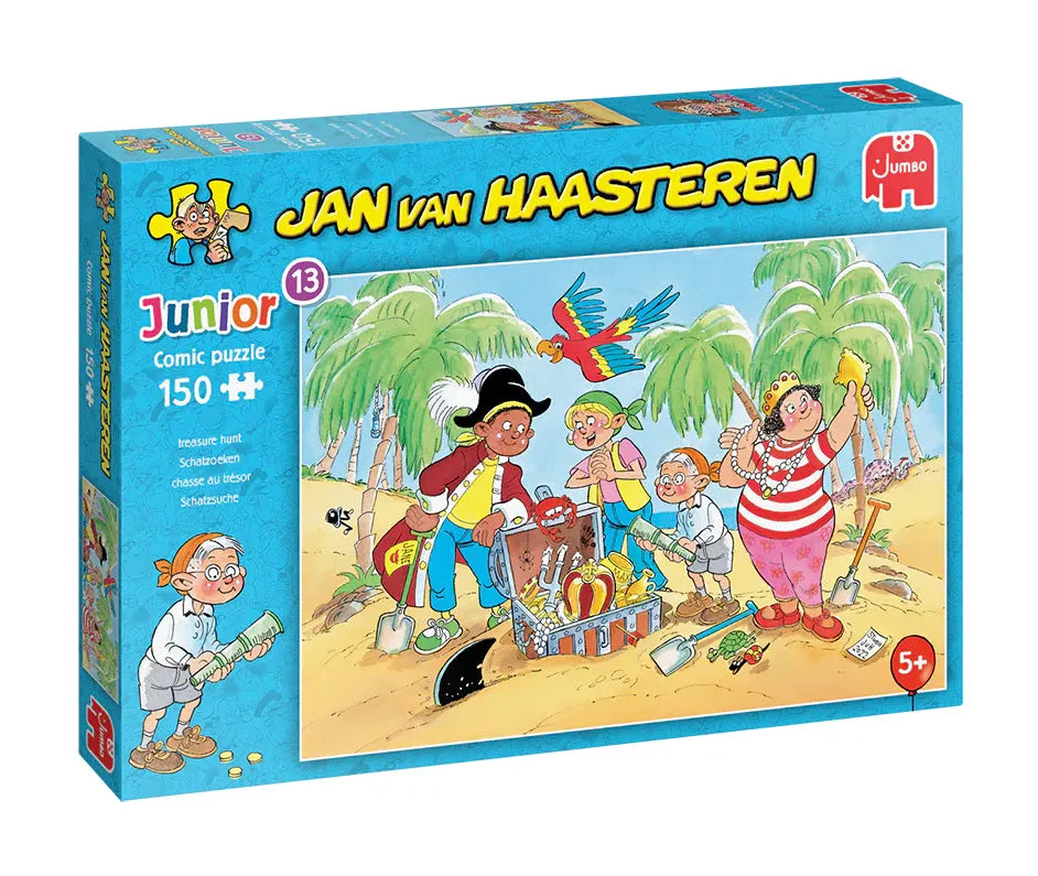 Pusle "Jan van Haasteren Junior 13 - Treasure Hunt" 150 tk-108 Jigsaw Puzzles-Brain Games OÜ