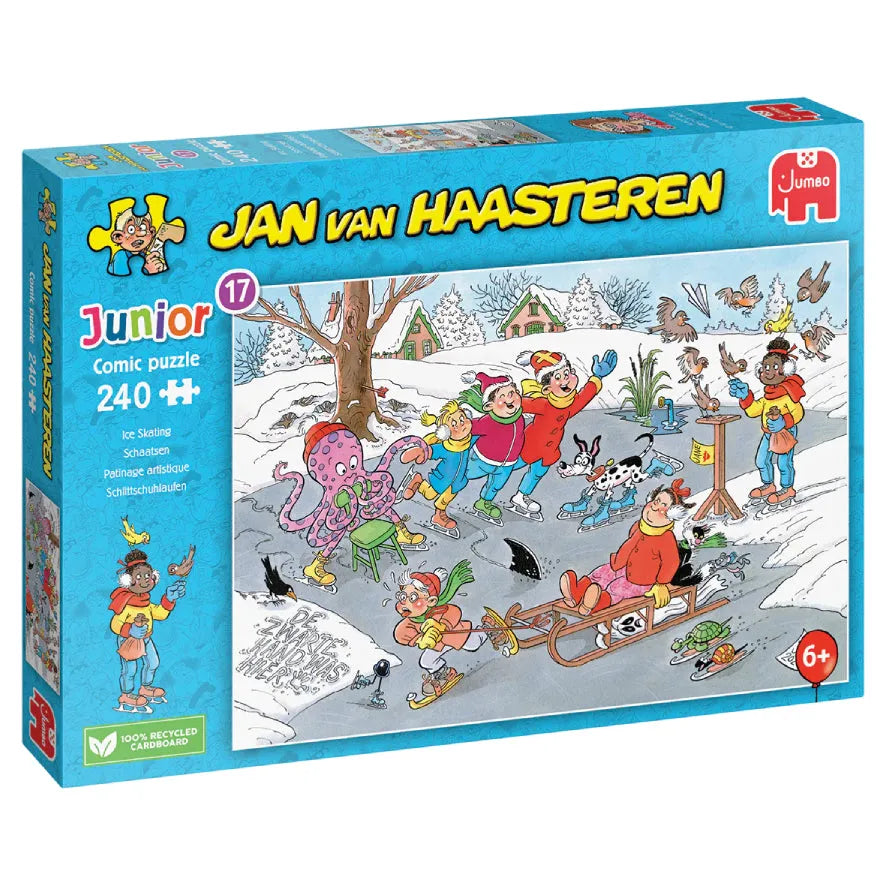 Pusle "Jan van Haasteren Junior 17 - Ice Skating" 240 tk-108 Jigsaw Puzzles-Brain Games OÜ