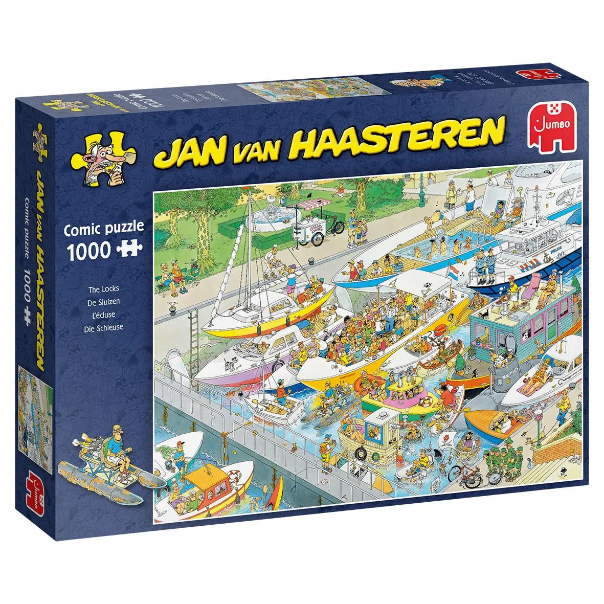 Pusle "Jan van Haasteren - The Locks" 1000 tk-108 Jigsaw Puzzles-Brain Games OÜ