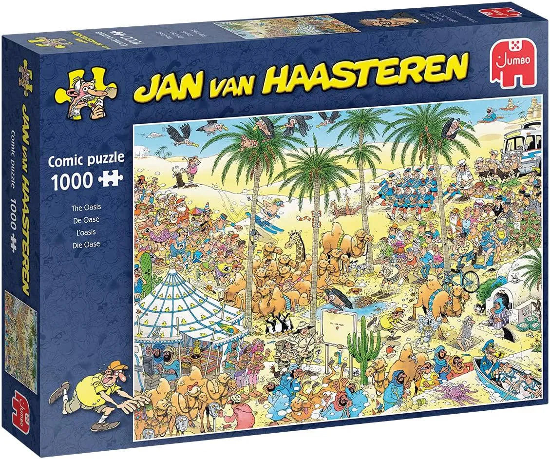 Pusle "Jan van Haasteren - The Oasis" 1000 tk-108 Jigsaw Puzzles-Brain Games OÜ