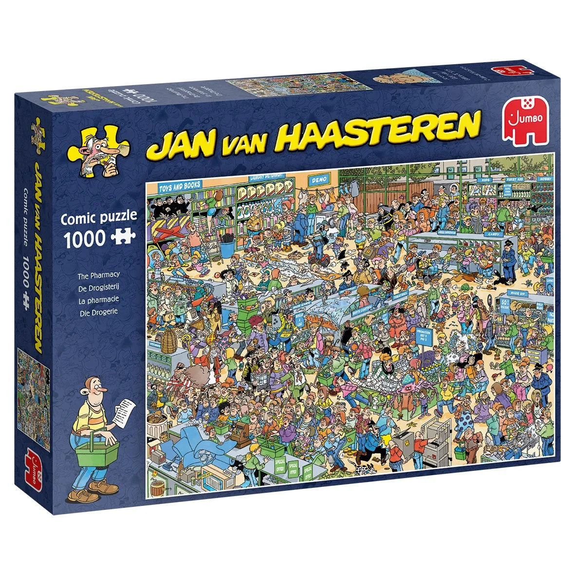 Pusle "Jan van Haasteren - The Pharmacy" 1000 tk-108 Jigsaw Puzzles-Brain Games OÜ