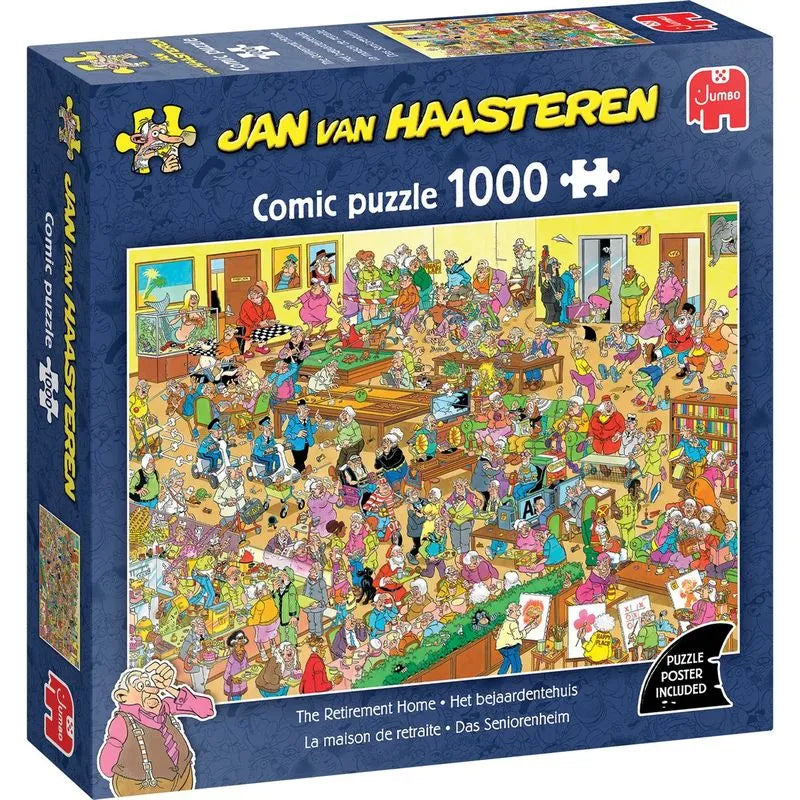 Pusle "Jan van Haasteren - The Retirement Home" 1000 tk-108 Jigsaw Puzzles-Brain Games OÜ