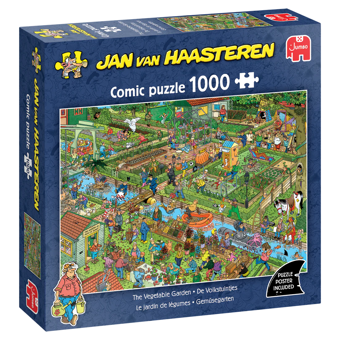 Pusle "Jan van Haasteren - The Vegetable Garden" 1000 tk-108 Jigsaw Puzzles-Brain Games OÜ