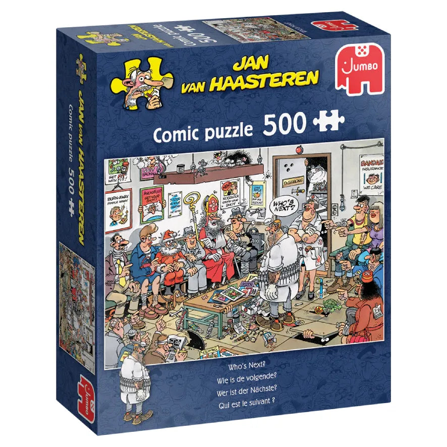 Pusle "Jan van Haasteren - Who's Next?" 500 tk-108 Jigsaw Puzzles-Brain Games OÜ