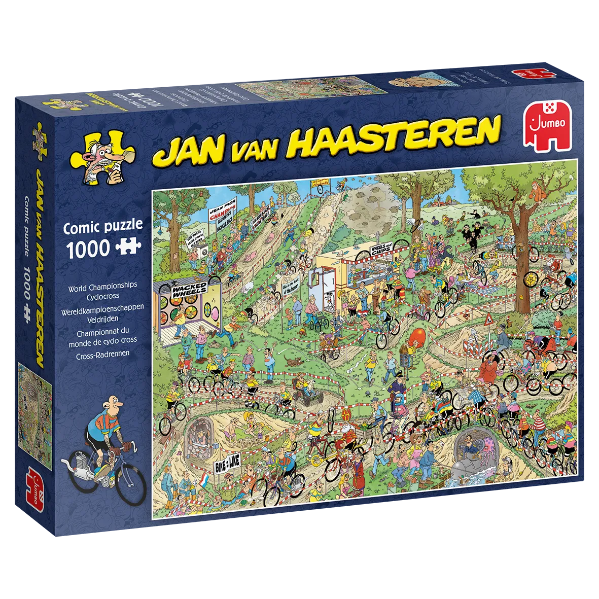 Pusle "Jan van Haasteren: World Championships Cyclocross" 1000 tk-108 Jigsaw Puzzles-Brain Games OÜ