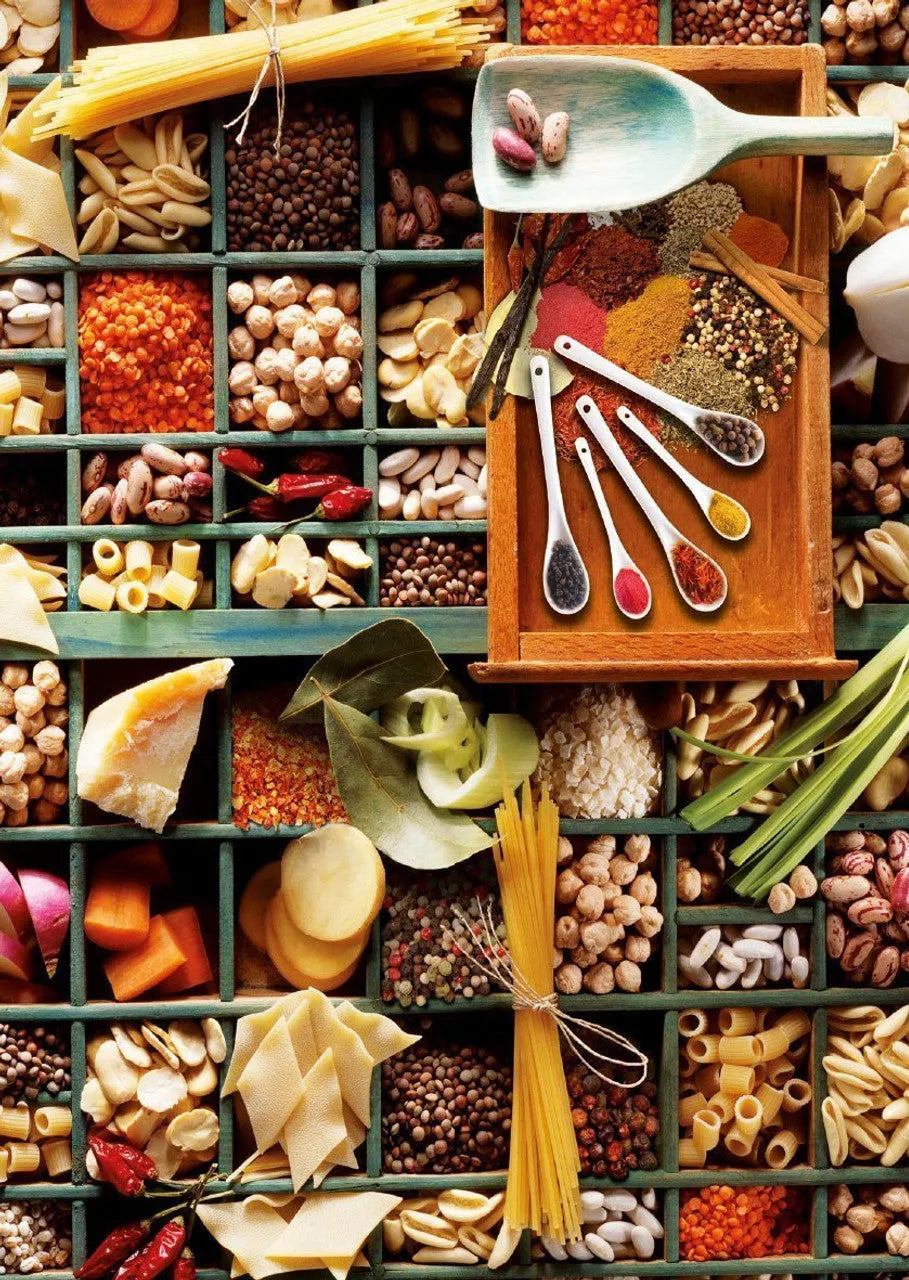 Pusle "Kitchen Potpourri" 1000 tk-w008 WHSX Jigsaw Puzzles-Brain Games OÜ