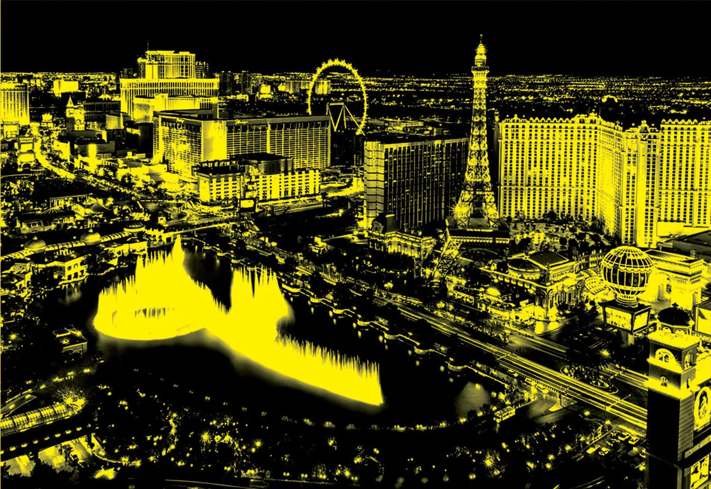 Pusle "Las Vegas Neon" 1000 tk-w008 WHSX Jigsaw Puzzles-Brain Games OÜ