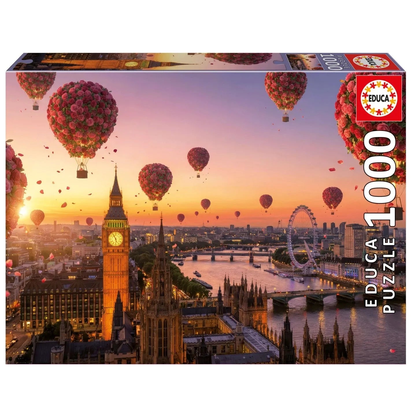 Pusle "London in Bloom" 1000 tk-W008 - Jigsaw Puzzles-Brain Games OÜ