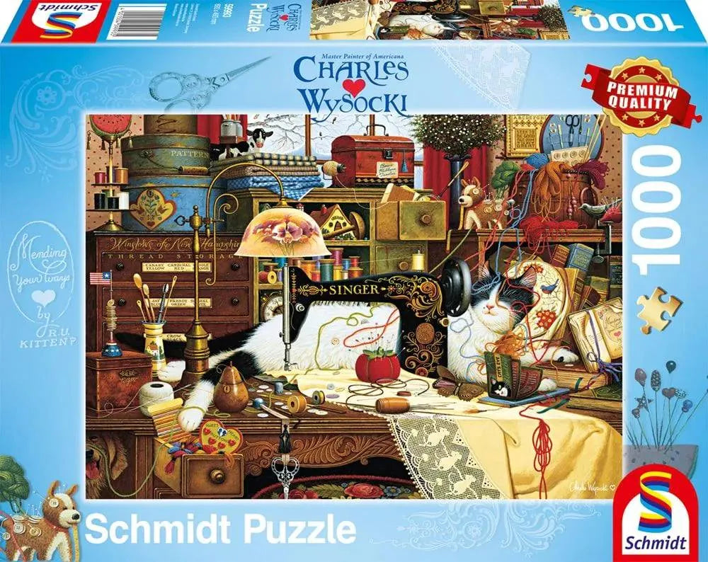Pusle "Maggie the messmaker" 1000 tk-w008 WHSX Jigsaw Puzzles-Brain Games OÜ