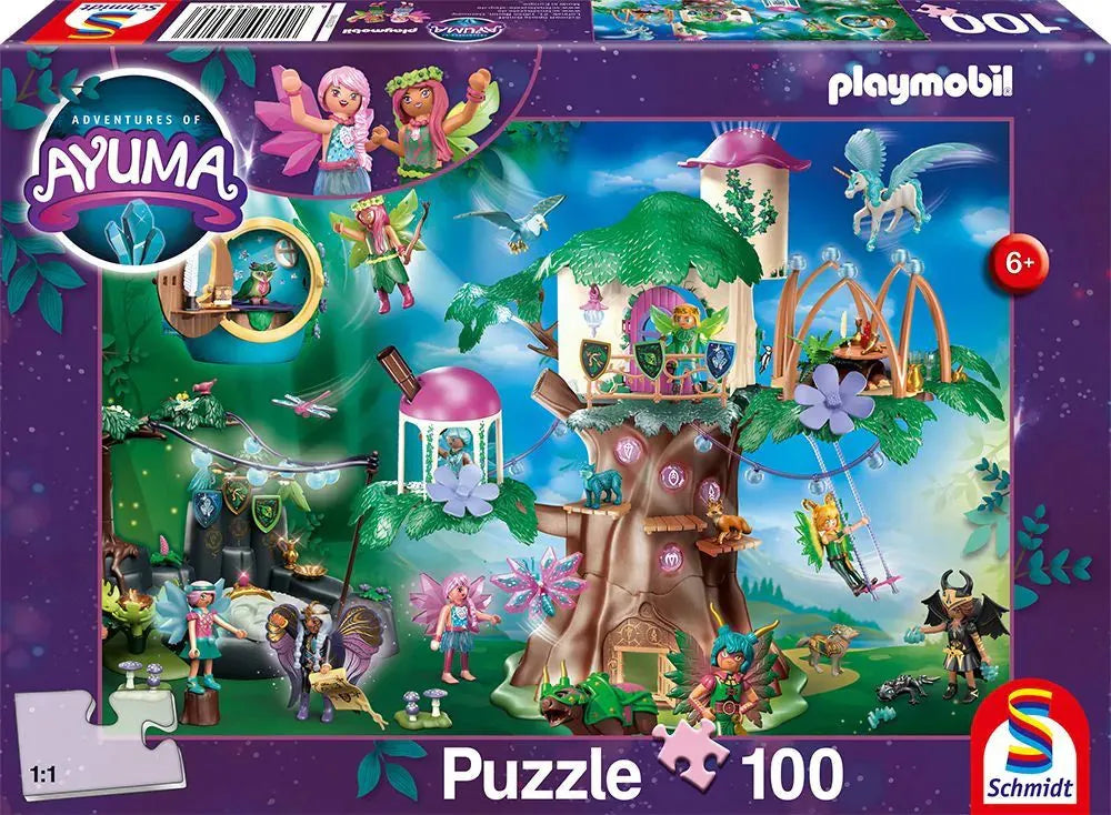 Pusle "Magical Fairy Forest" 100 tk-w008 WHSX Jigsaw Puzzles-Brain Games OÜ