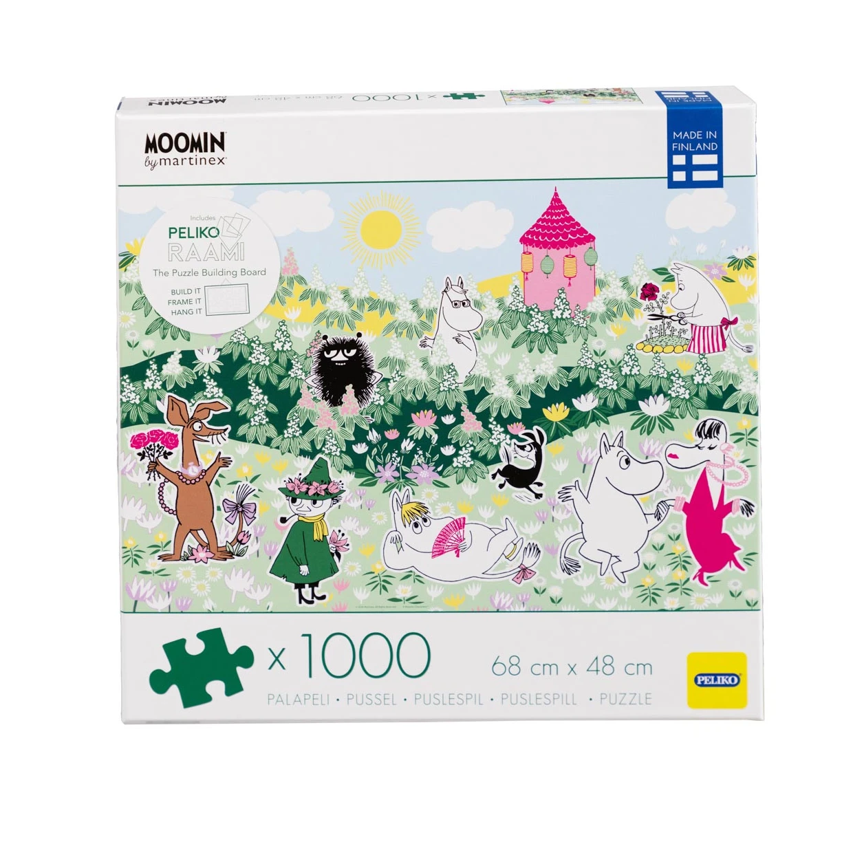 Pusle "Moomin Flower Garden" 1000 tk-101 Board / Card Games-Brain Games OÜ
