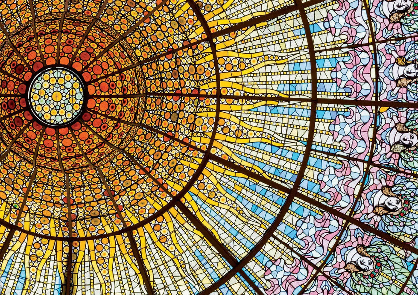 Pusle "Palace of Catalan Music" 1000 tk-w008 WHSX Jigsaw Puzzles-Brain Games OÜ