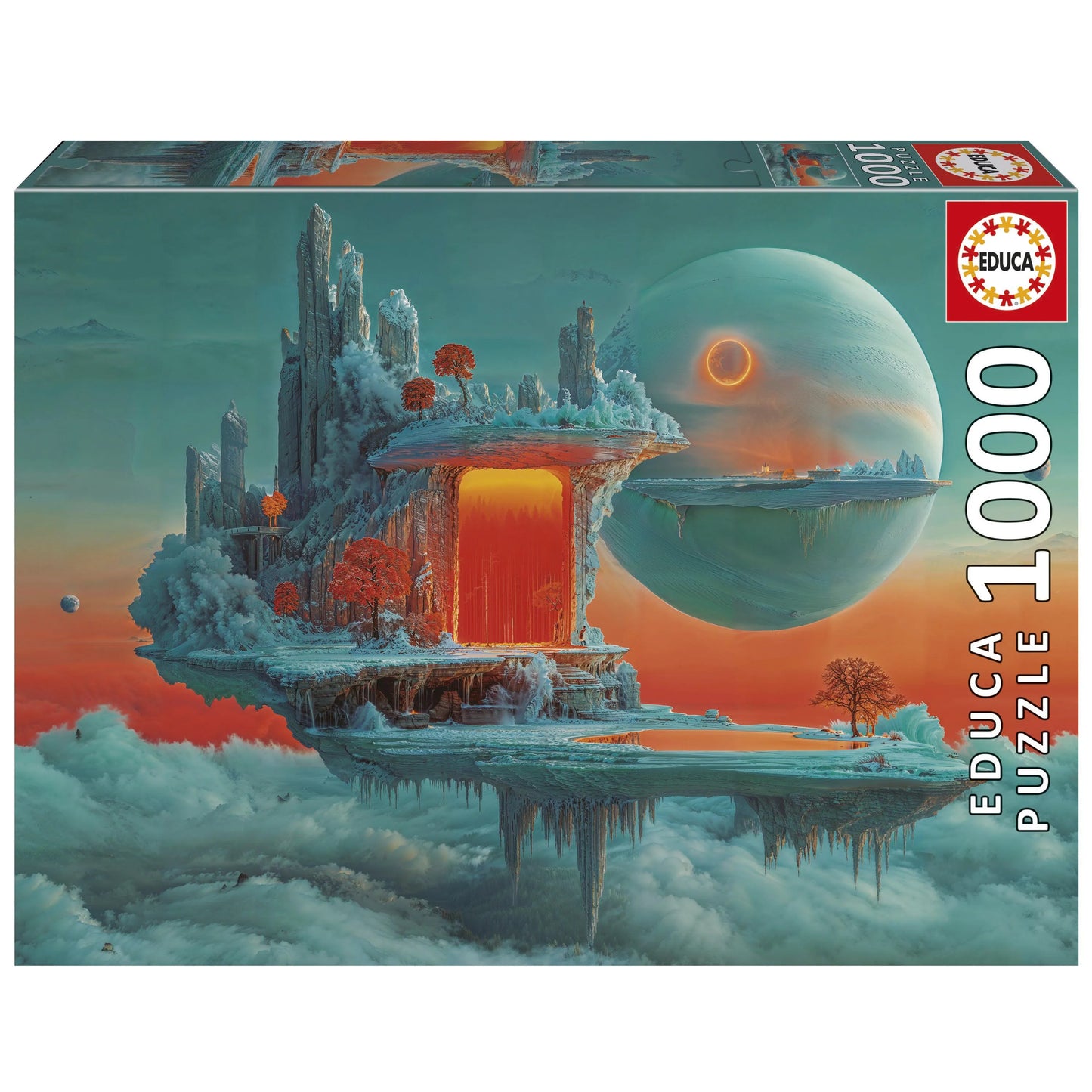Pusle "Planet of fire and ice" 1000 tk-w008 WHSX Jigsaw Puzzles-Brain Games OÜ