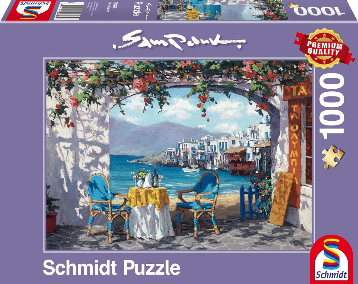Pusle "Rendez-vous on Mykonos" 1000 tk-w008 WHSX Jigsaw Puzzles-Brain Games OÜ