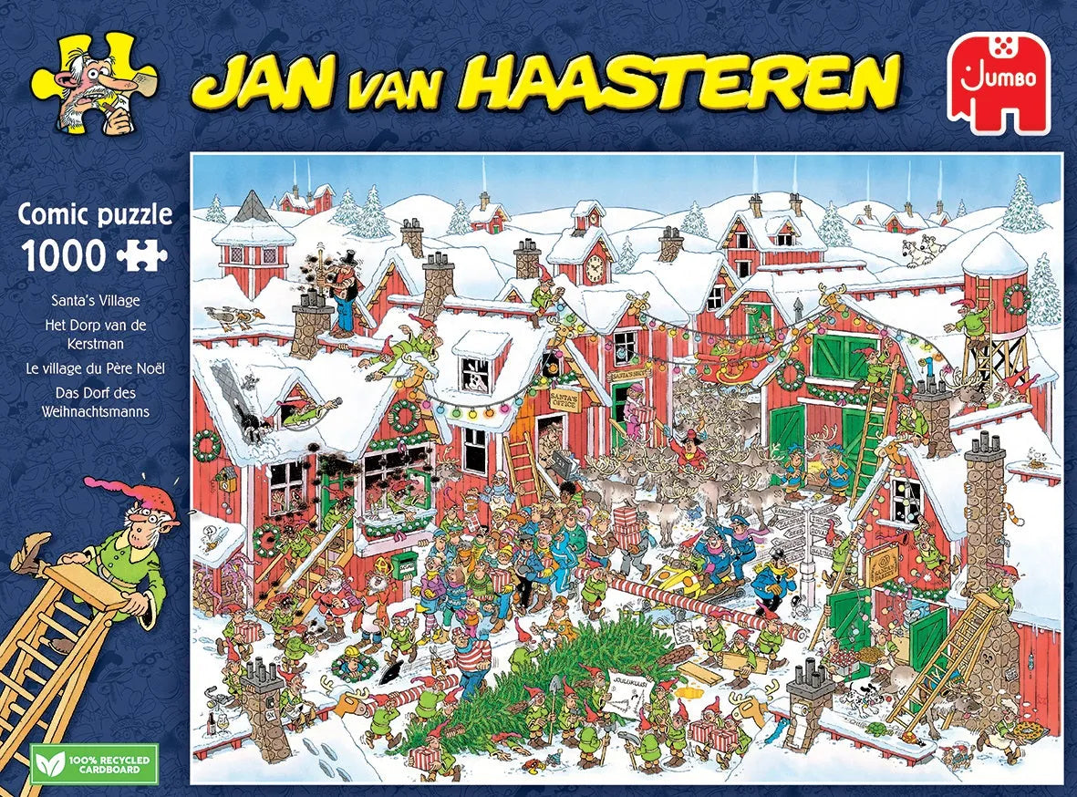 Pusle "Santa's Village" 1000 tk-108 Jigsaw Puzzles-Brain Games OÜ