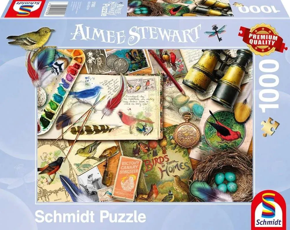 Pusle "Served up: Birdwatching" 1000 tk-w008 WHSX Jigsaw Puzzles-Brain Games OÜ