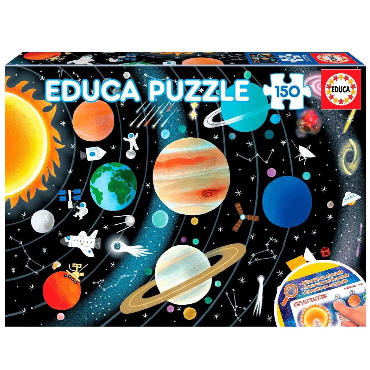 Pusle "Solar System" 150 tk-w008 WHSX Jigsaw Puzzles-Brain Games OÜ