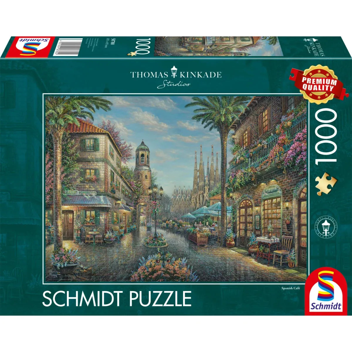 Pusle "Spanish Café" 1000 tk-w008 WHSX Jigsaw Puzzles-Brain Games OÜ