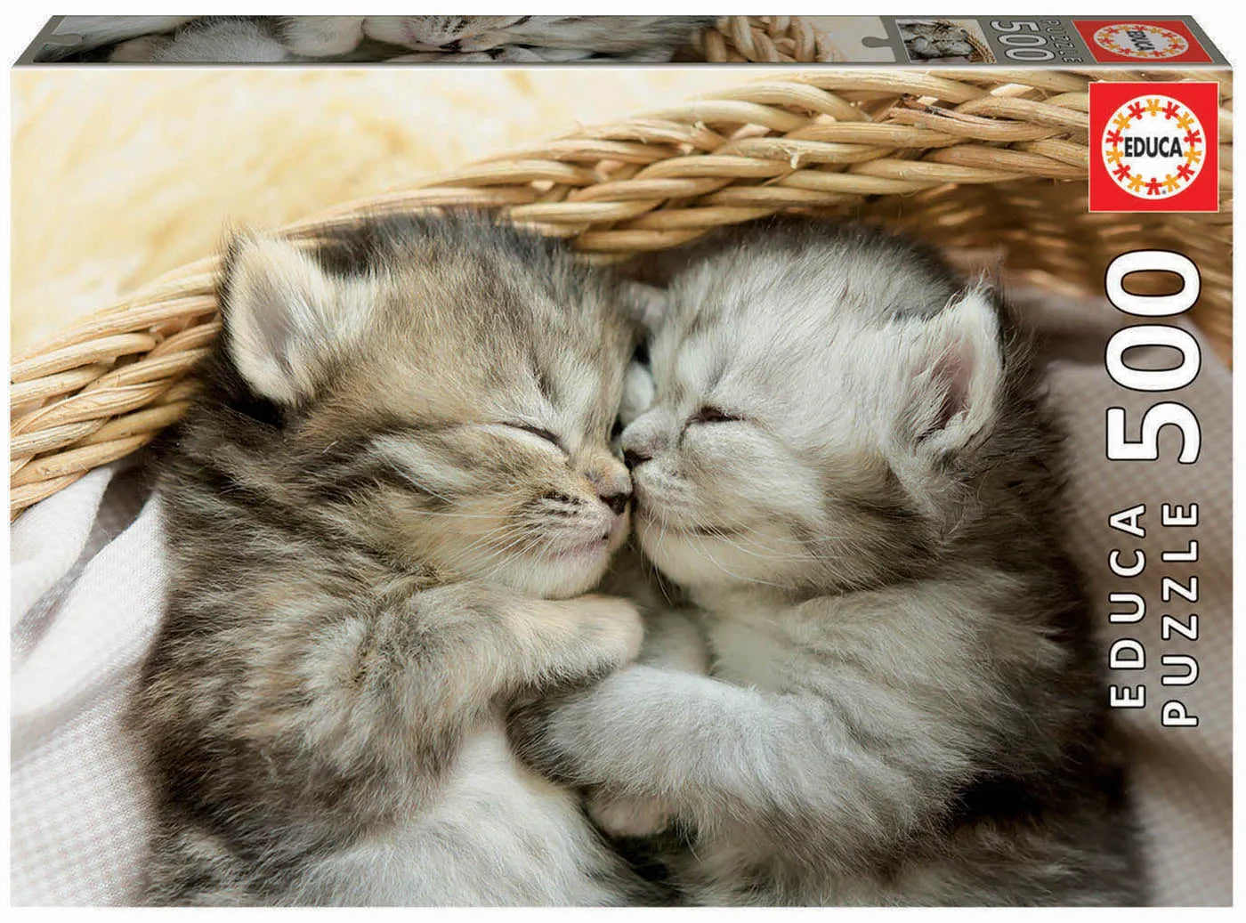 Pusle "Sweet Kittens" 500 tk-w008 WHSX Jigsaw Puzzles-Brain Games OÜ