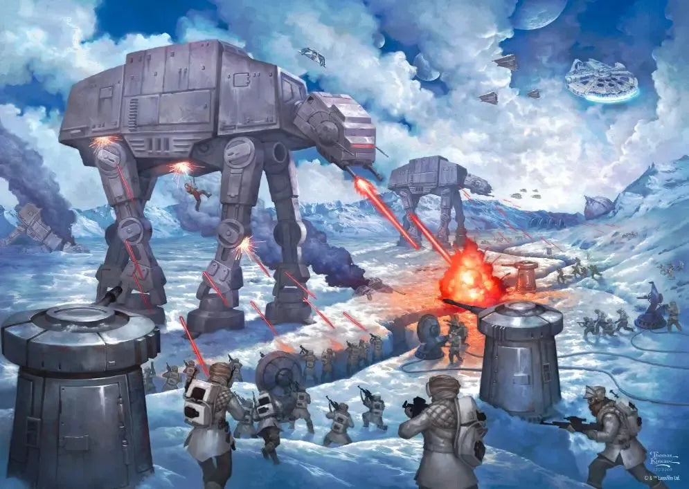 Pusle "The Battle of Hoth" 1000 tk-w008 WHSX Jigsaw Puzzles-Brain Games OÜ