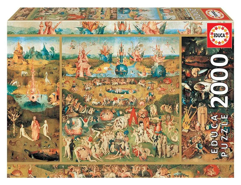 Pusle "The Garden of Earthly Delights" 2000 tk-w008 WHSX Jigsaw Puzzles-Brain Games OÜ