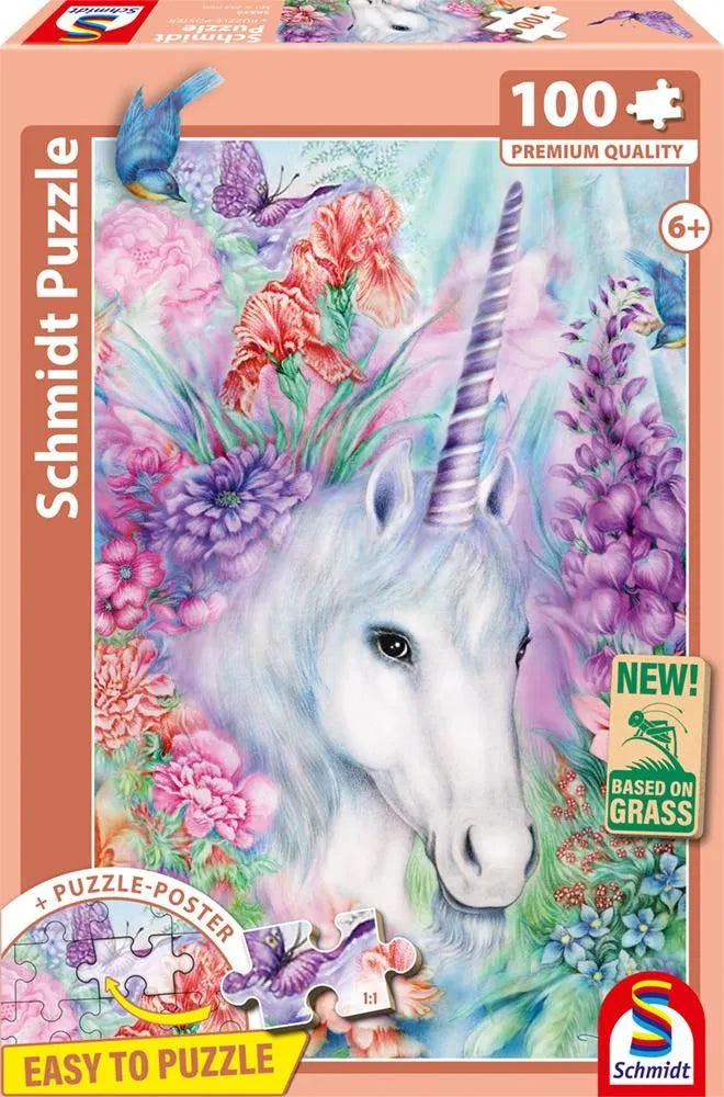 Pusle "The gentle beauty of the unicorn" 100 tk-w008 WHSX Jigsaw Puzzles-Brain Games OÜ