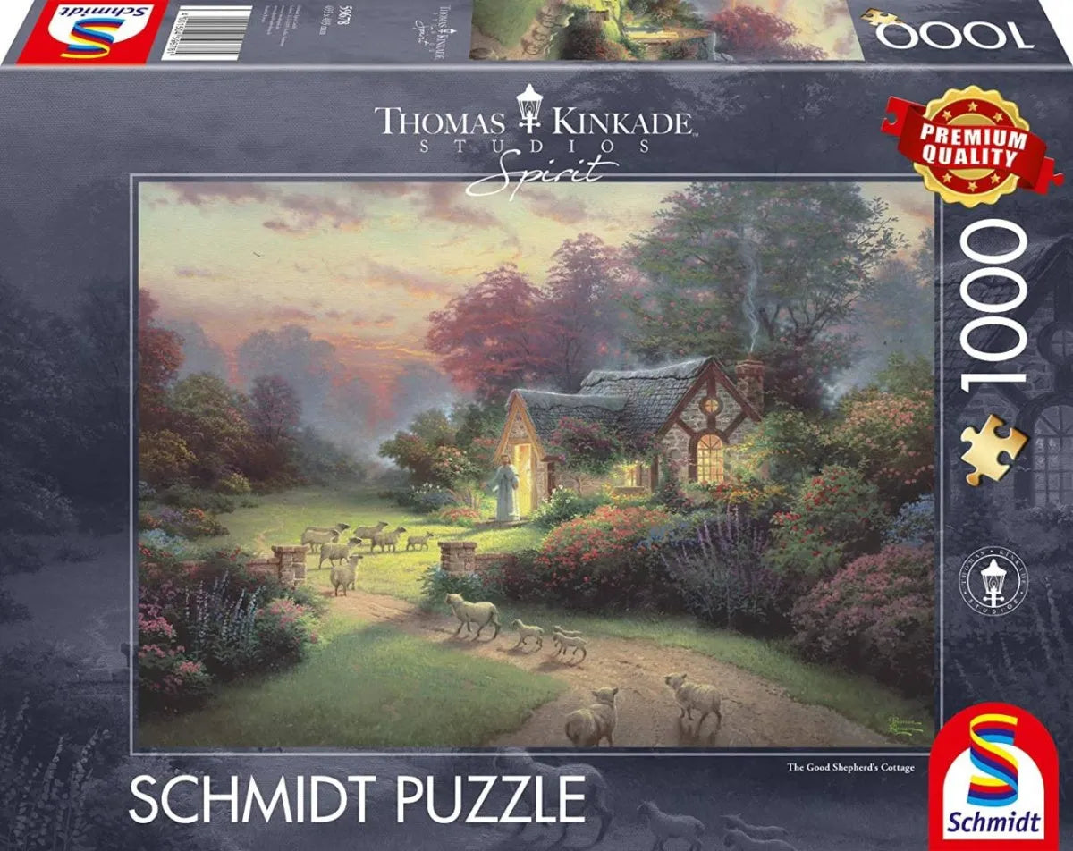 Pusle "The Good Shepherd‘s Cottage" 1000 tk-w008 WHSX Jigsaw Puzzles-Brain Games OÜ