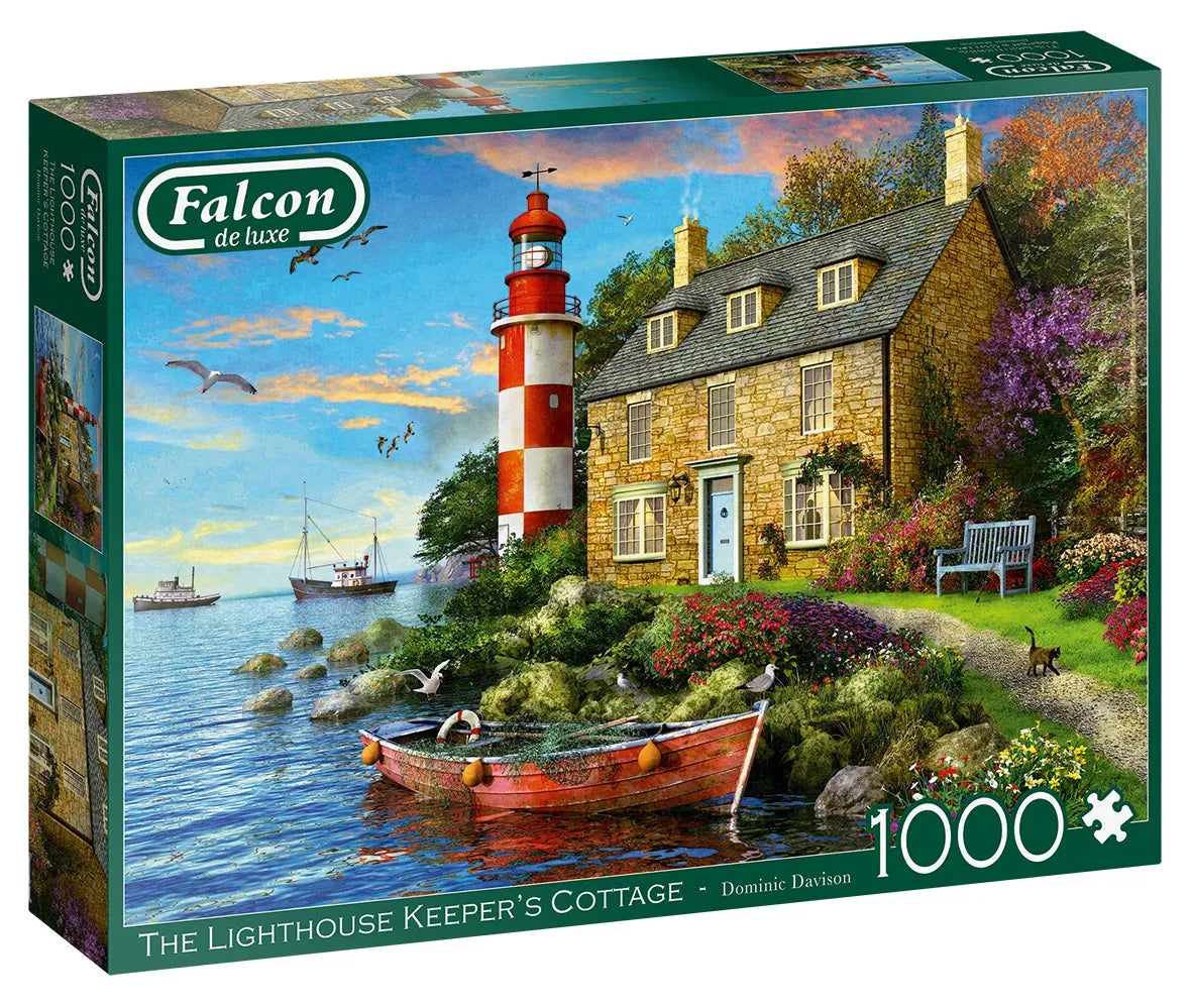 Pusle "The Lighthouse Keeper's Cottage" 1000 tk-108 Jigsaw Puzzles-Brain Games OÜ