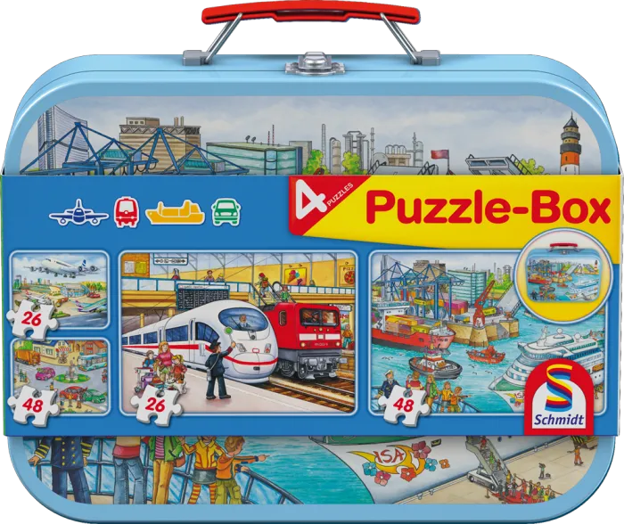 Pusle: Vehicles, 2x26, 2x48-w008 WHSX Jigsaw Puzzles-Brain Games OÜ
