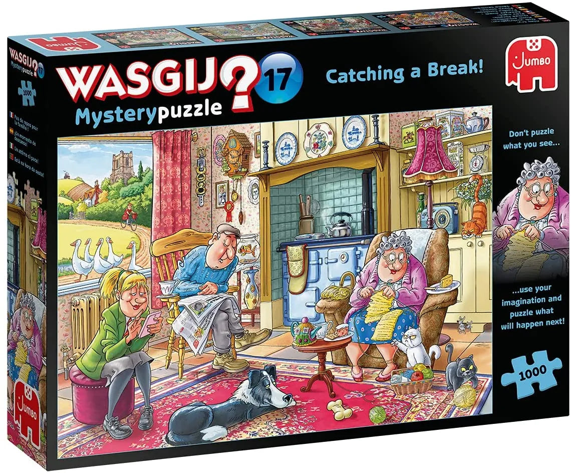 Pusle "Wasgij Mystery 17: Catching a Break" 1000 tk-108 Jigsaw Puzzles-Brain Games OÜ