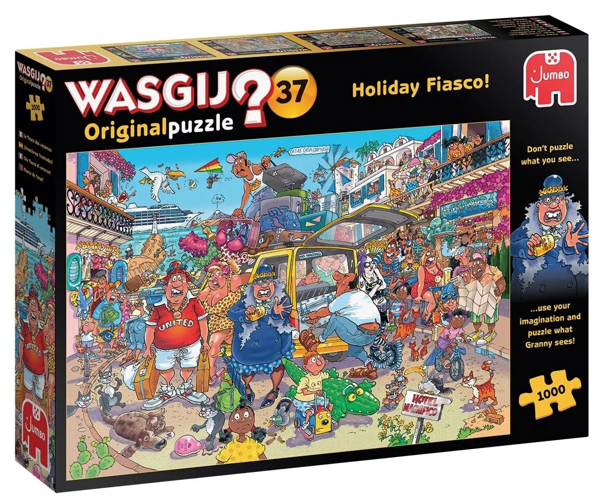 Pusle "Wasgij Original 37: Holiday Fiasco" 1000 tk-108 Jigsaw Puzzles-Brain Games OÜ