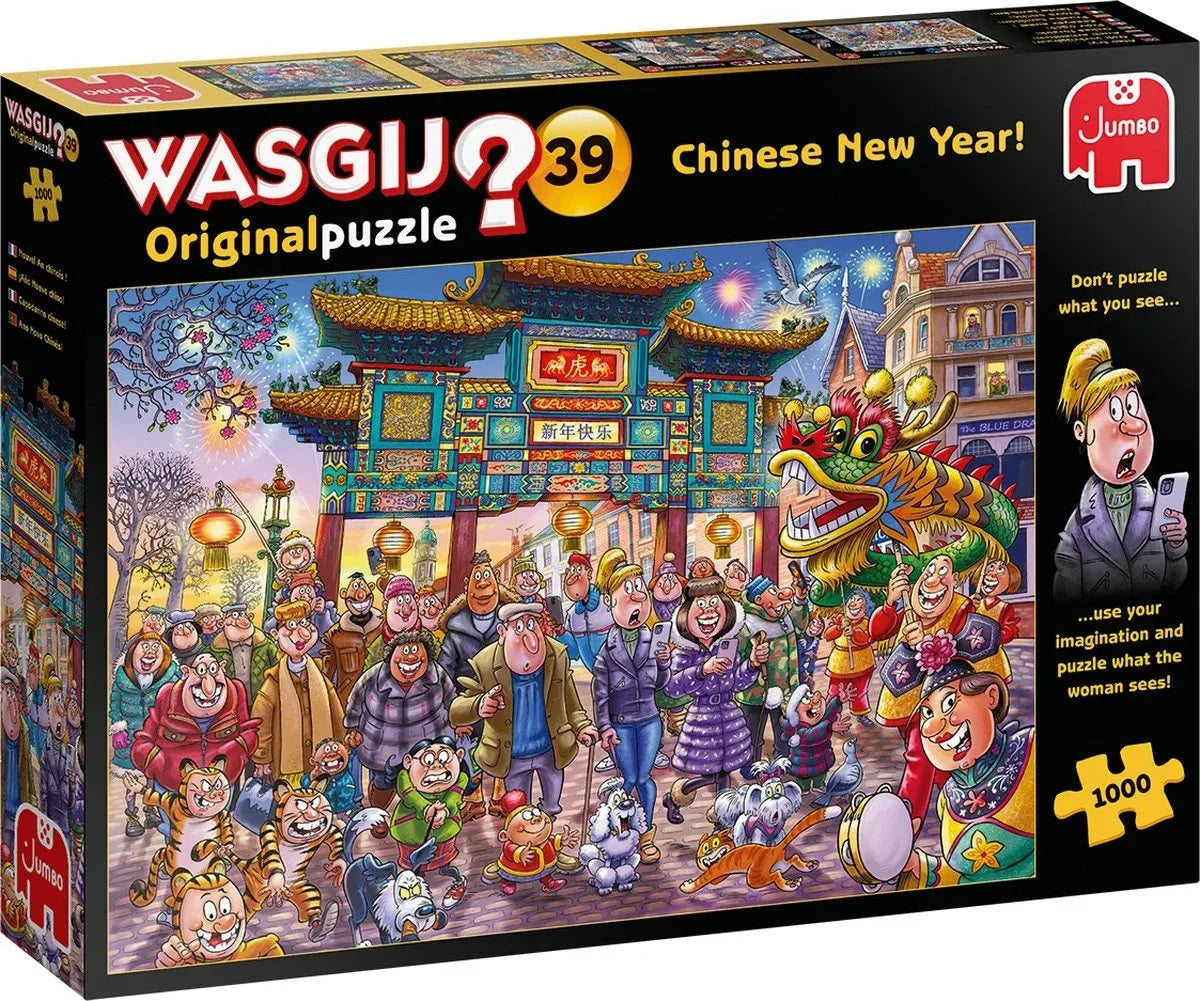 Pusle "Wasgij Original 39 Chinese New Year!" 1000 tk-108 Jigsaw Puzzles-Brain Games OÜ