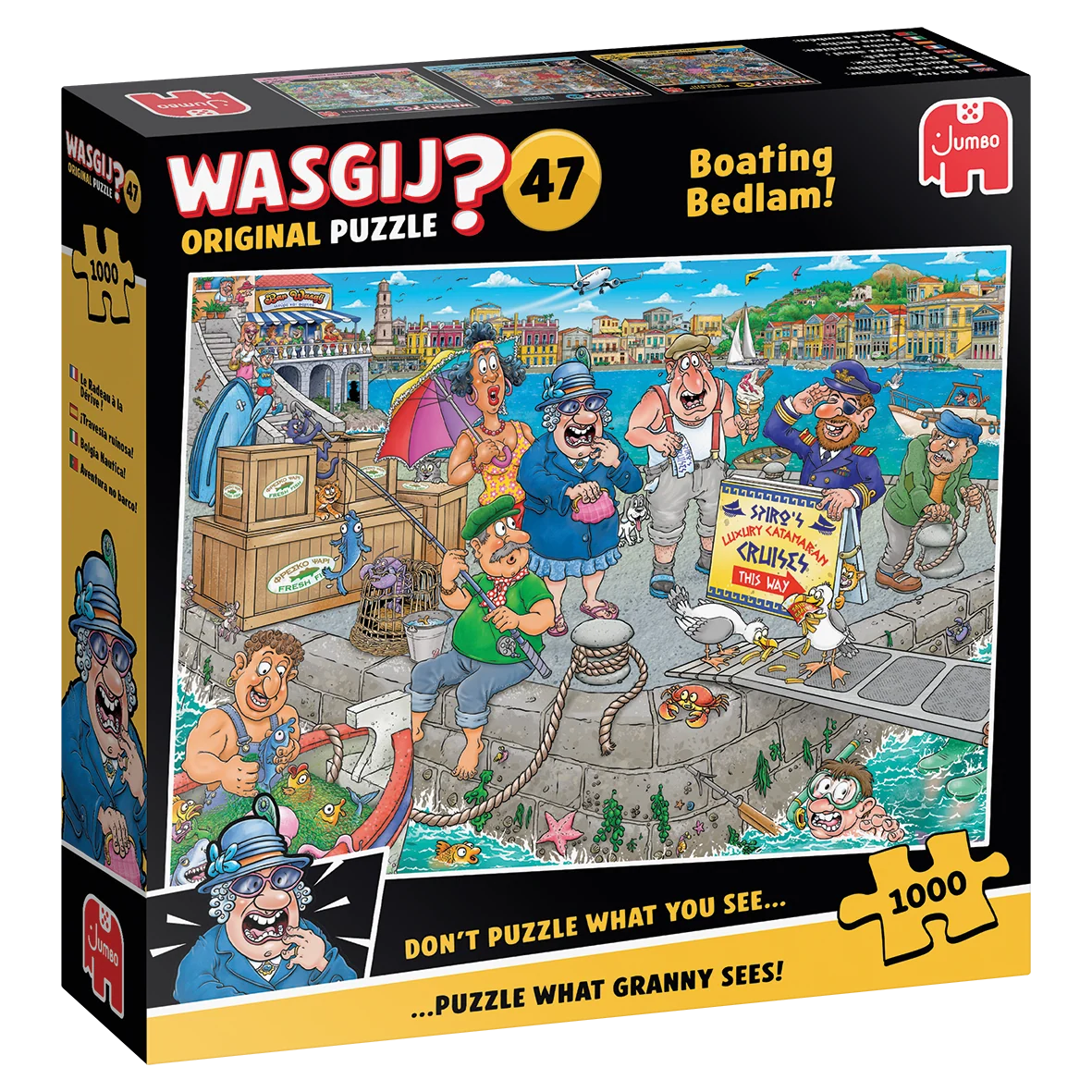 Pusle "Wasgij Original 47 - Boating Bedlam!" 1000 tk