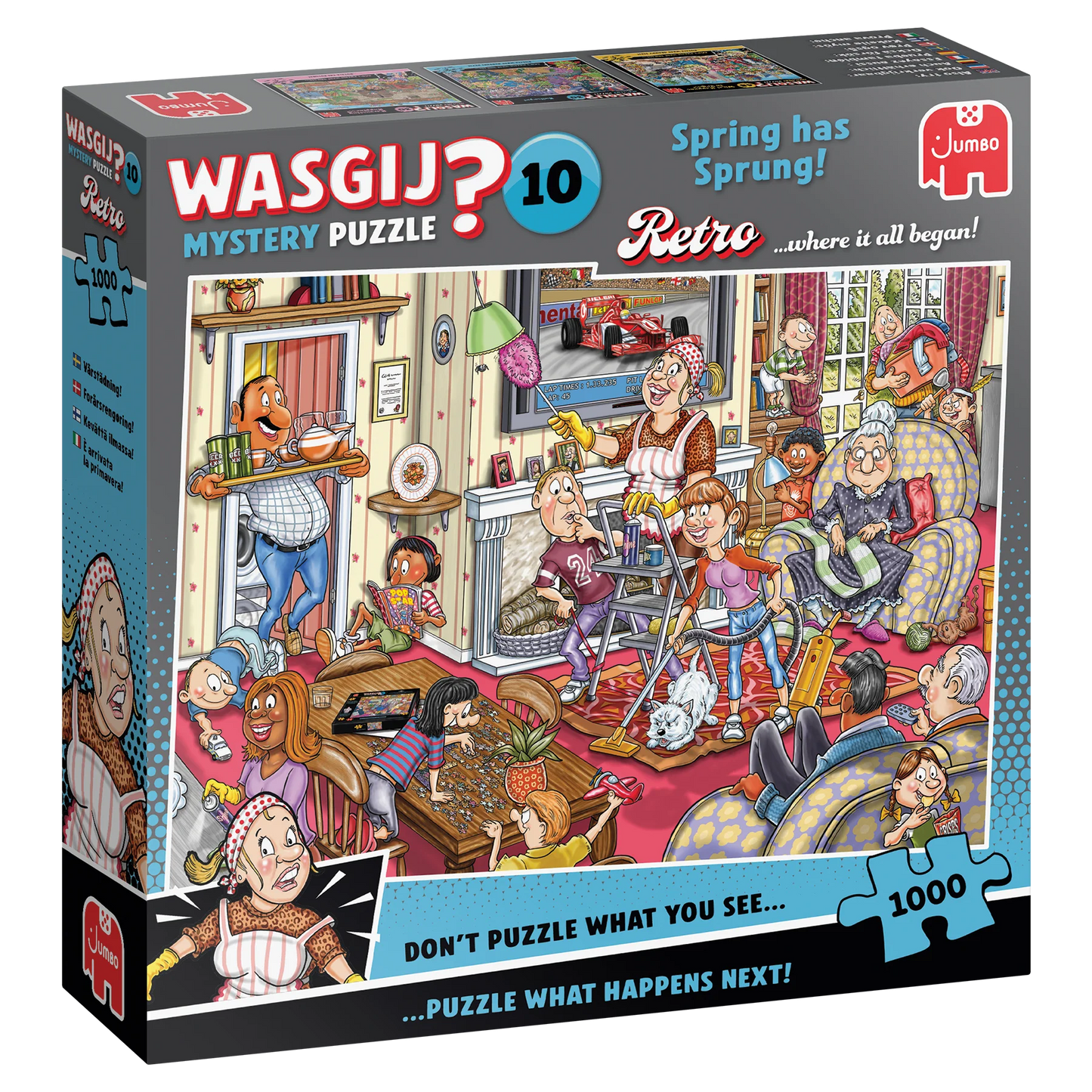 Pusle "Wasgij Retro Mystery 10 - Spring has Sprung!" 1000 tk