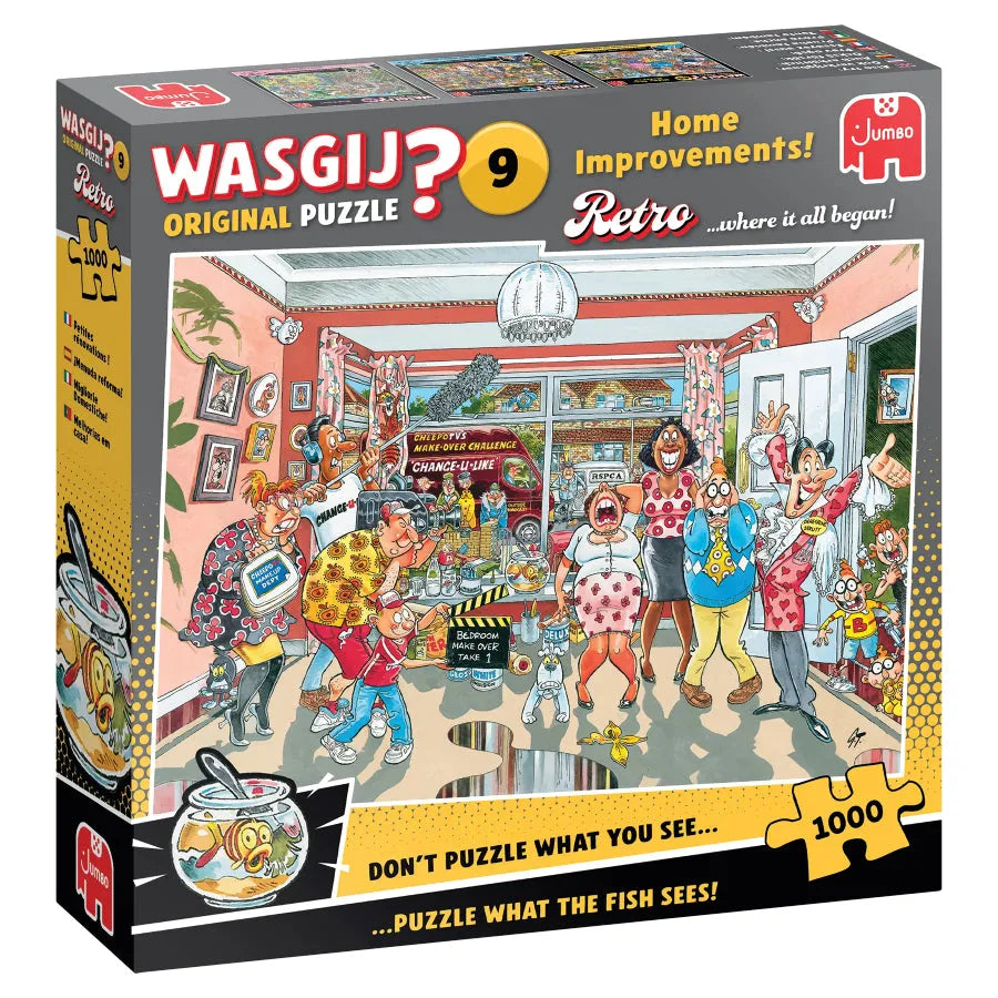 Pusle "Wasgij Retro Original 9 - Home Improvements!" 1000 tk-108 Jigsaw Puzzles-Brain Games OÜ