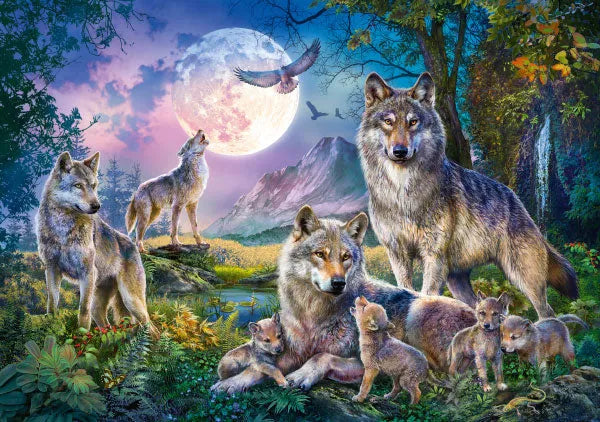 Pusle "Wolves" 1500 tk-w008 WHSX Jigsaw Puzzles-Brain Games OÜ