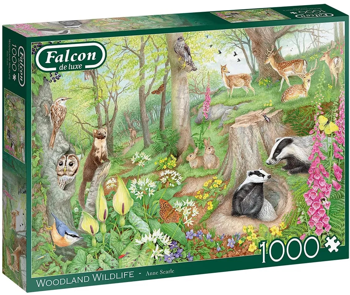 Pusle "Woodland Wildlife" 1000 tk-108 Jigsaw Puzzles-Brain Games OÜ