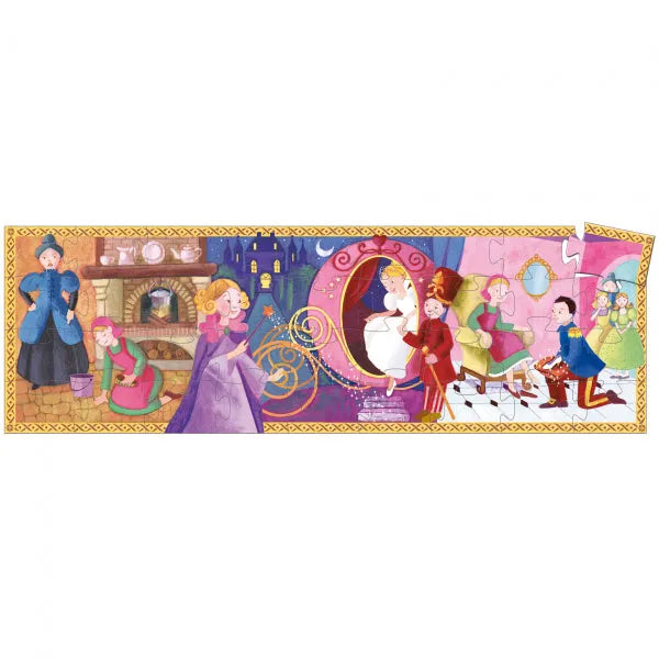 Siluettpusle "Cinderella" 36 tk-008 Jigsaw Puzzles-Brain Games OÜ
