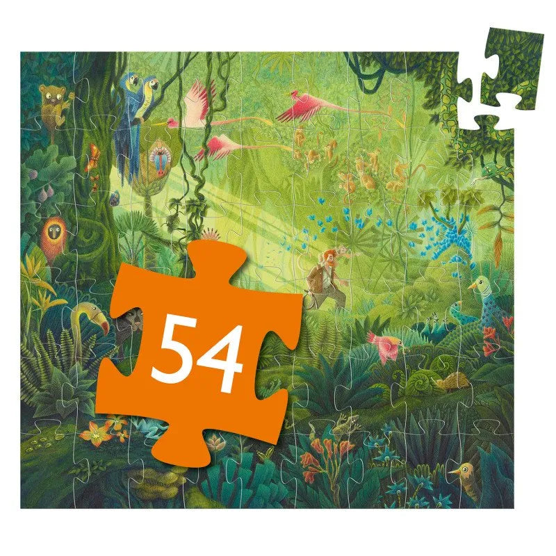 Siluettpusle "In the Jungle" 54 tk-008 Jigsaw Puzzles-Brain Games OÜ