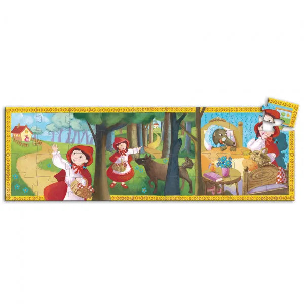 Siluettpusle "Little Red Riding Hood" 36 tk-008 Jigsaw Puzzles-Brain Games OÜ
