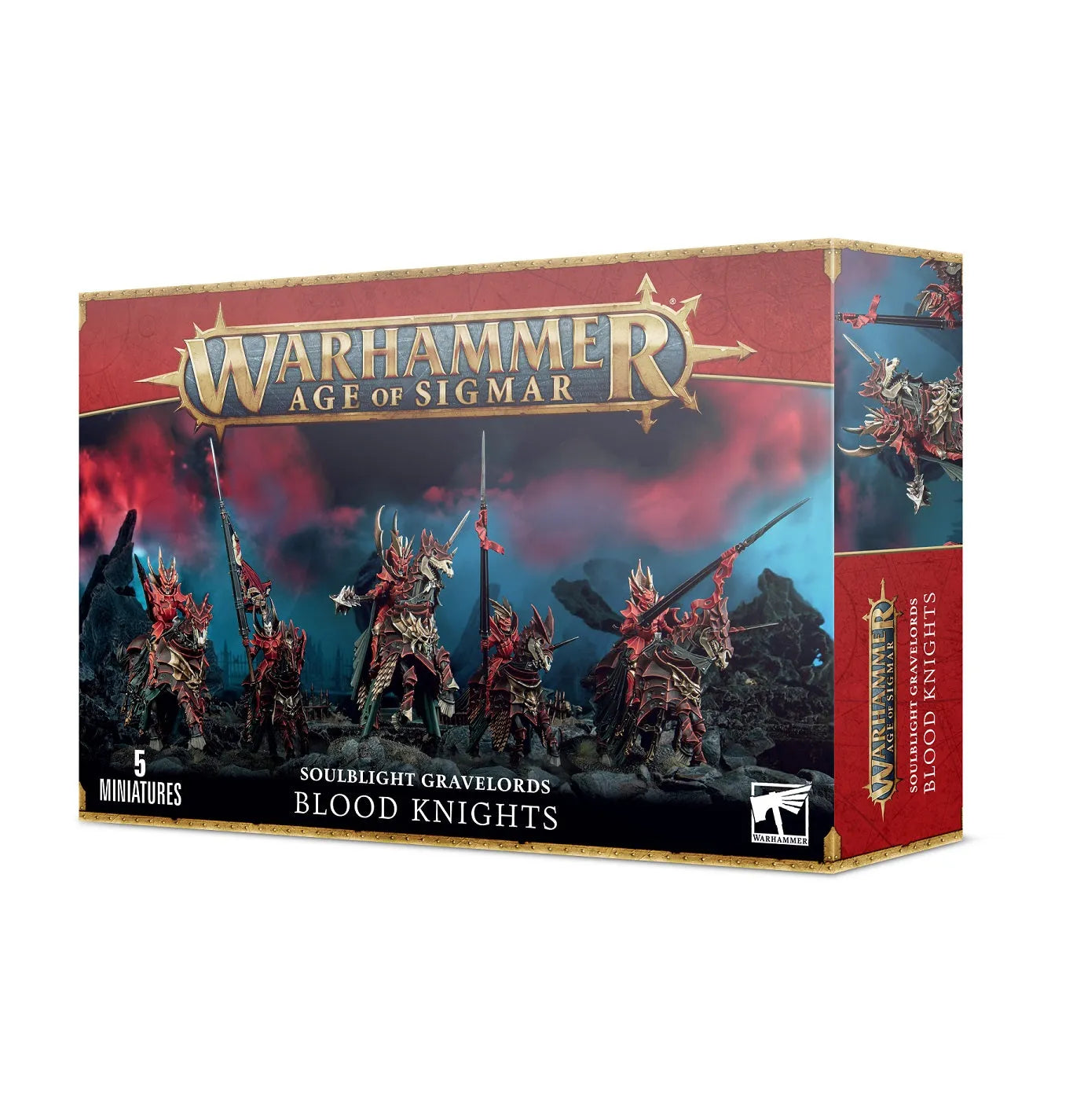 Soulblight Gravelords: Blood Knights-003 Miniature Gaming-Brain Games OÜ