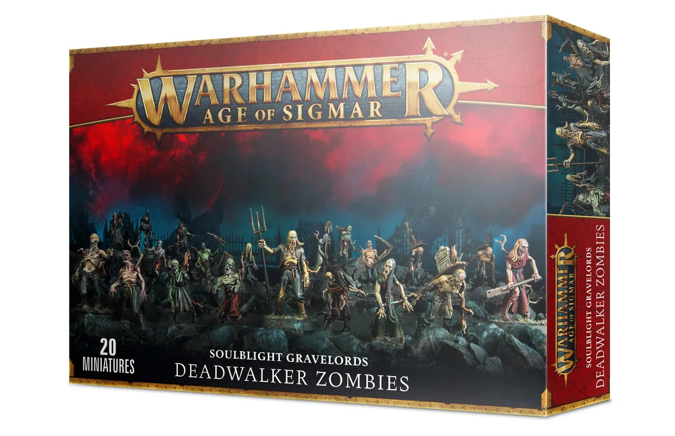 Soulblight Gravelords: Deadwalker Zombies-003 Miniature Gaming-Brain Games OÜ