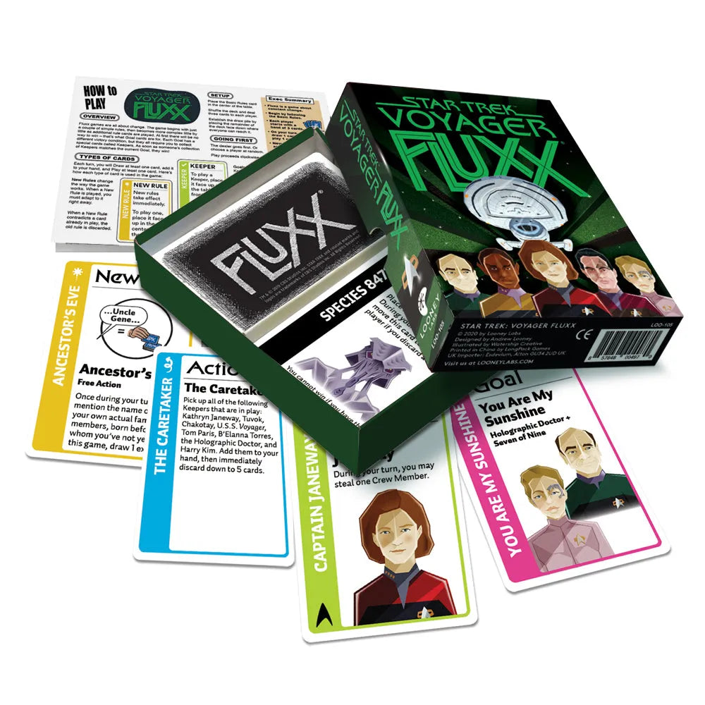 Star Trek: Voyager Fluxx-001 Board / Card Games-Brain Games OÜ